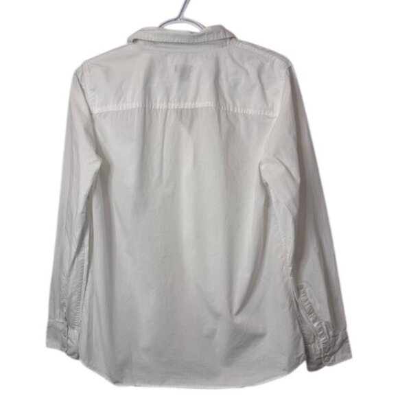 J. Crew white button-up long sleeve shirt size M - Picture 6 of 7